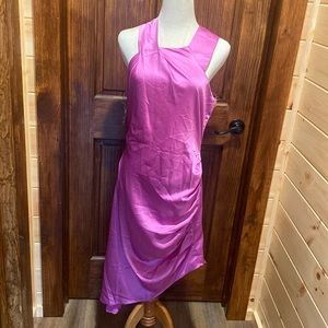 Asymmetrical Orchid Dress